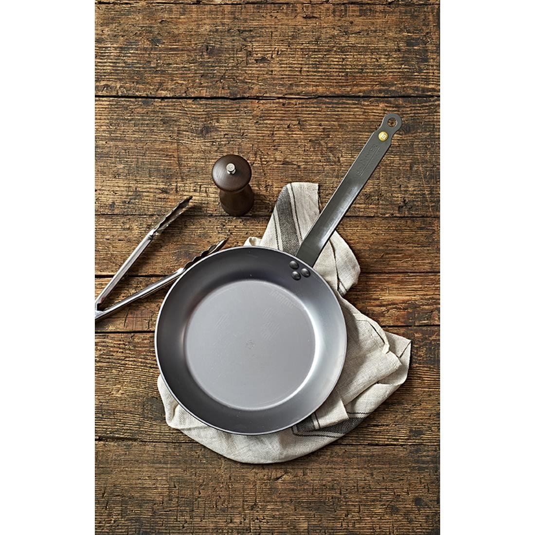 De Buyer Mineral B Black Iron Non-Stick Frying Pan 28cm