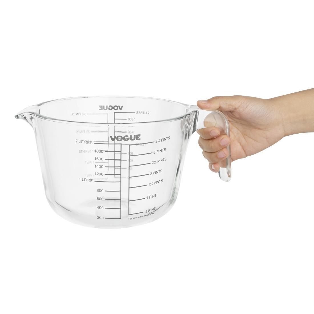 Vogue Glass Measuring Jug 2000ml
