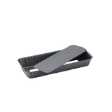 De Buyer Rectangular Fluted Tart Mould With Loose Base 200 x 80 x 27mm