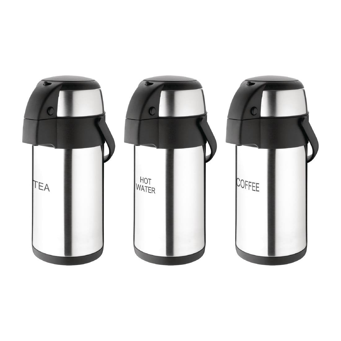 Olympia Pump Action Airpot Etched 'Coffee' 3Ltr