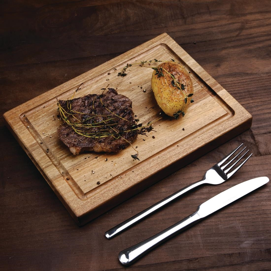 Olympia Small Acacia Steak Board