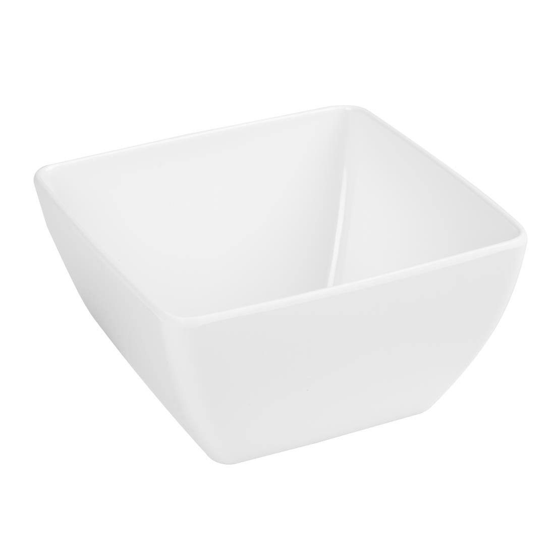 Olympia Kristallon Curved White Melamine Bowl 8in