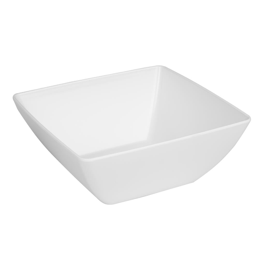 Olympia Kristallon Curved White Melamine Bowl 11in