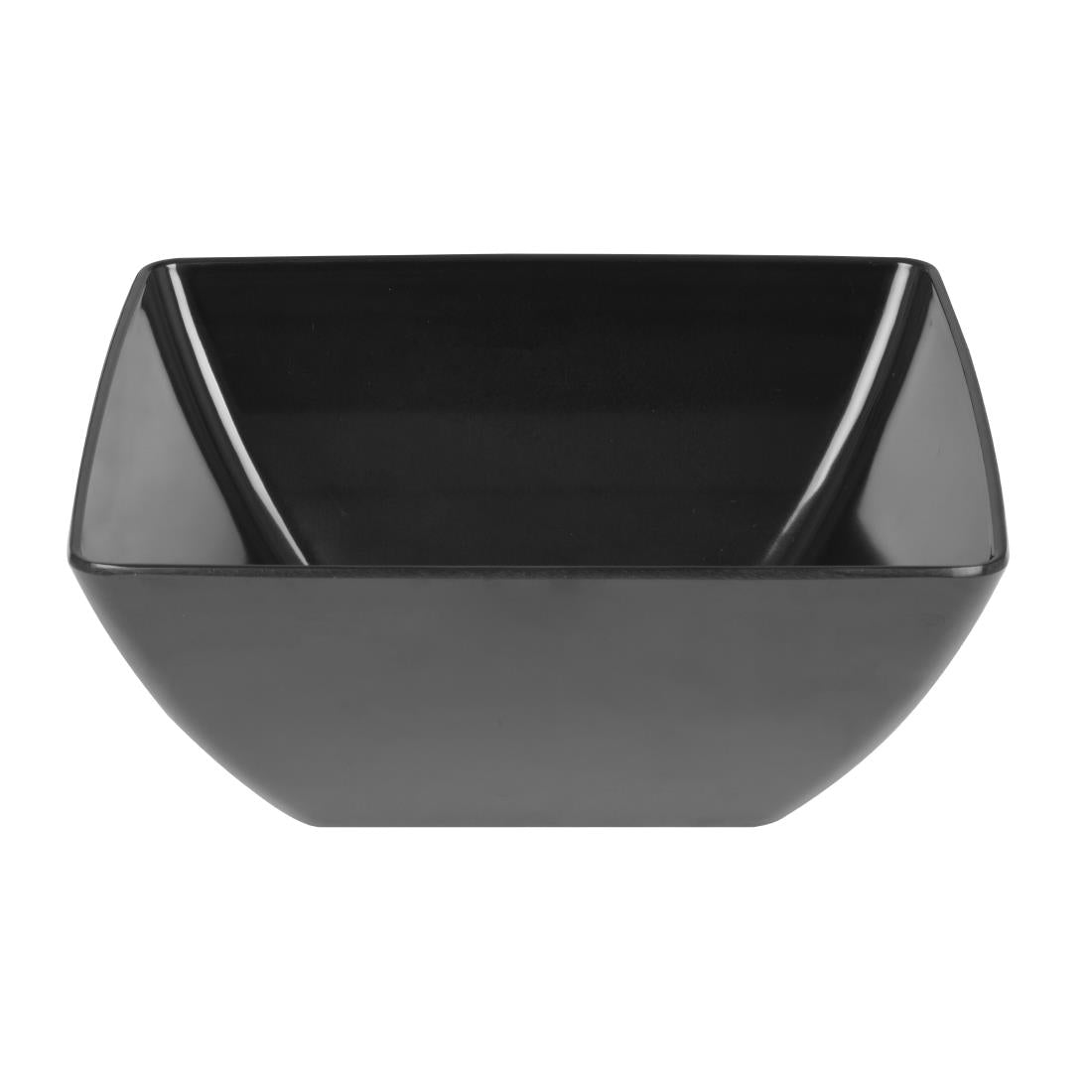 Olympia Kristallon Curved Black Melamine Bowl 11"