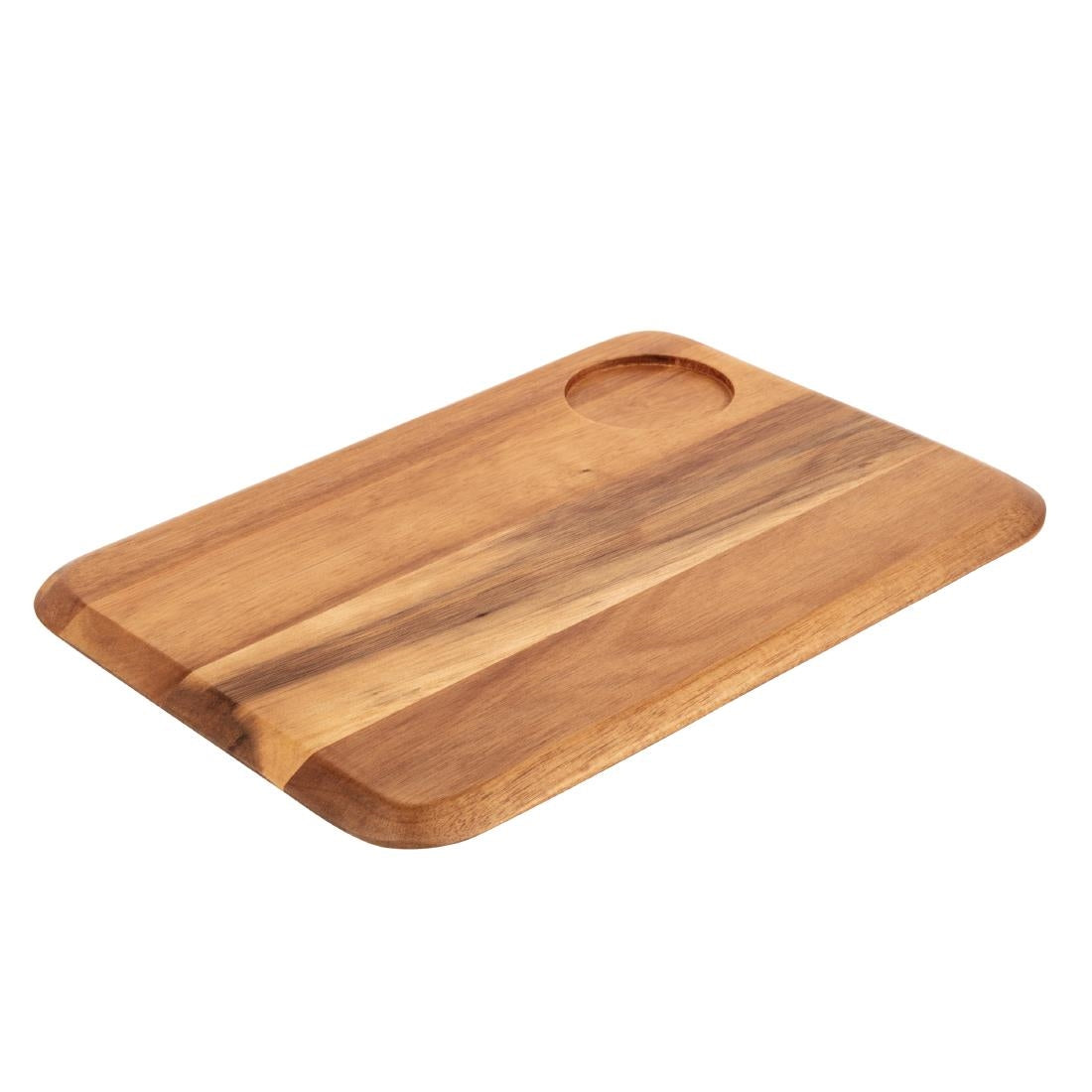 Olympia Rounded Acacia Wooden Serving Board