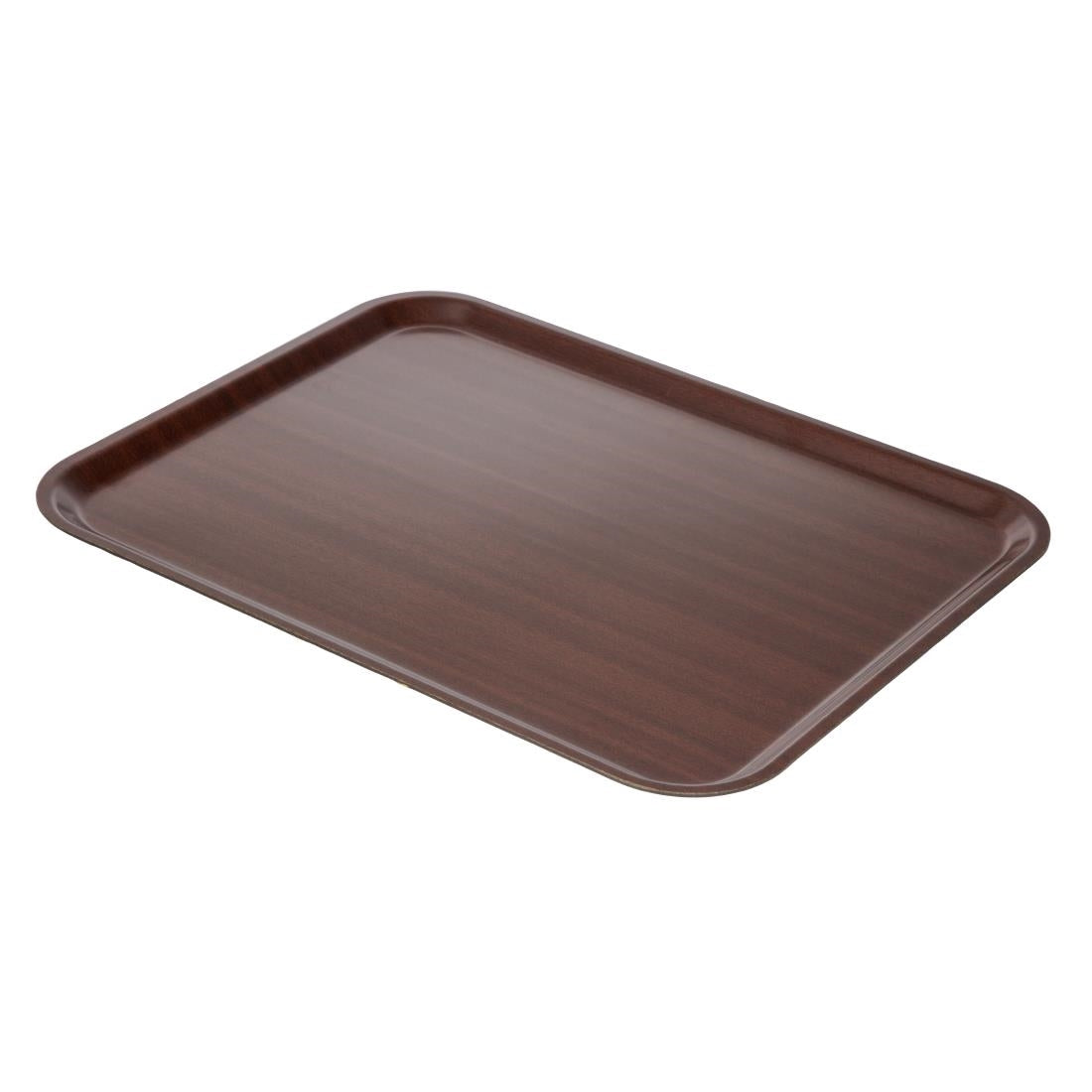 Cambro Capri Laminate Canteen Tray Mahogany 430mm