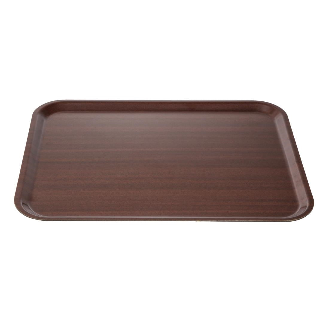 Cambro Capri Laminate Canteen Tray Mahogany 430mm