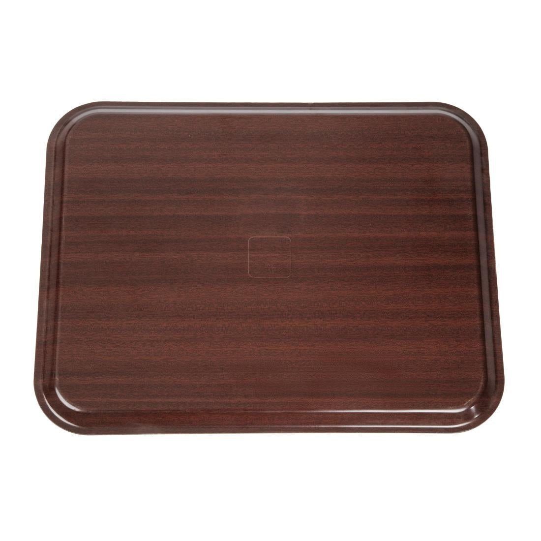 Cambro Capri Laminate Canteen Tray Mahogany 430mm