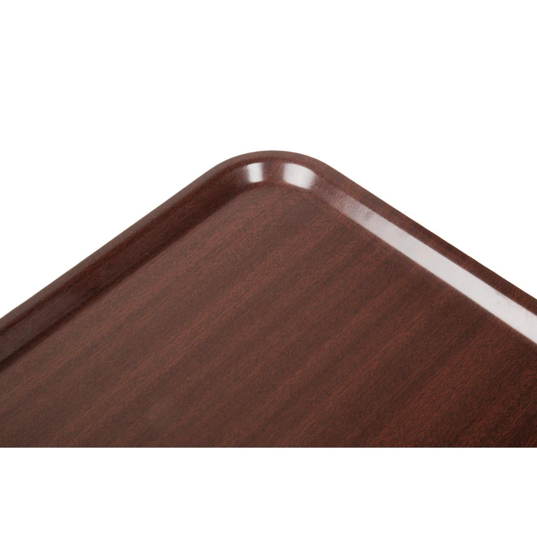 Cambro Capri Laminate Canteen Tray Mahogany 430mm