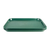 Olympia Kristallon Small Polypropylene Fast Food Tray Green 345mm