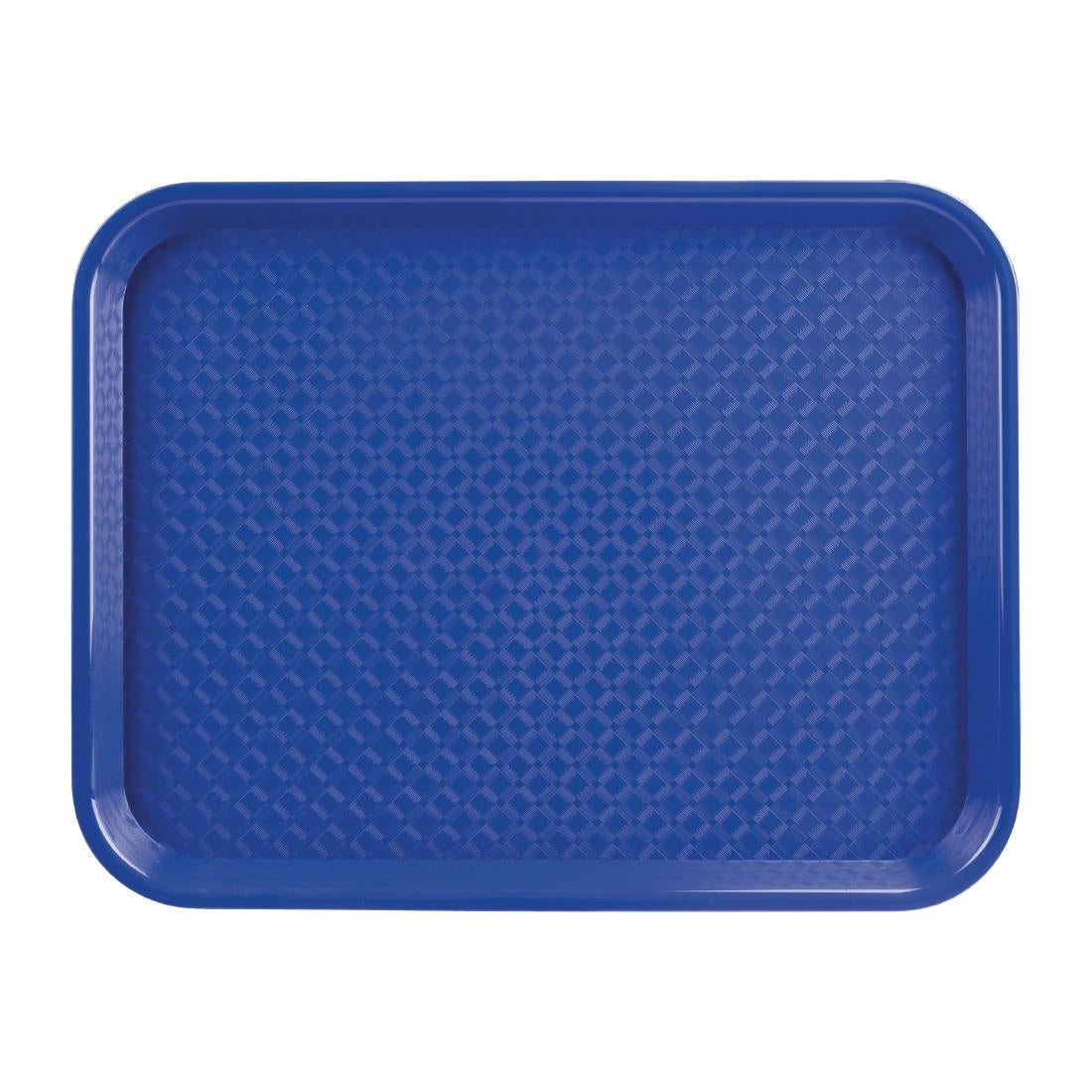 blue food tray