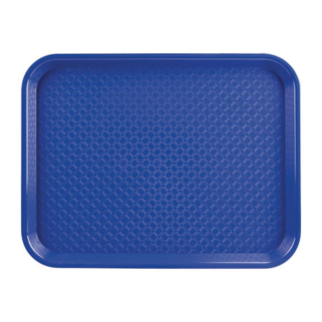 blue food tray