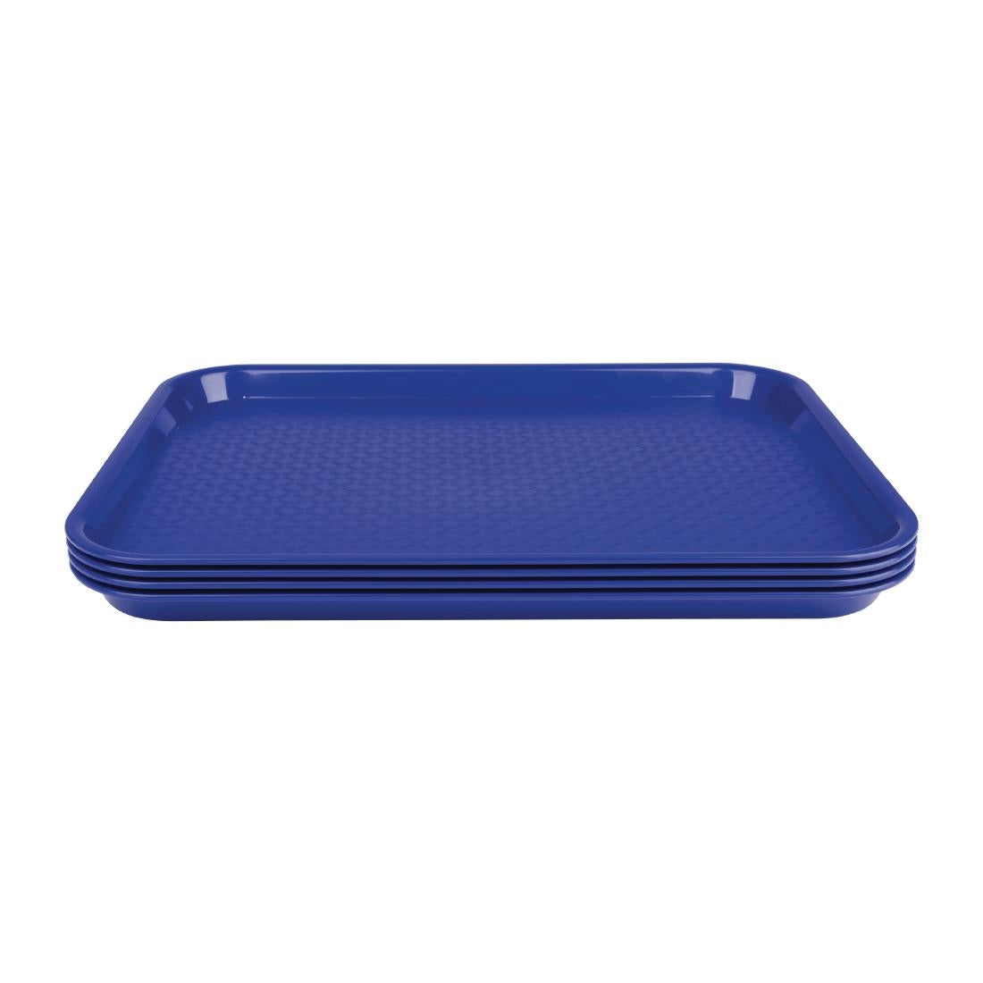 blue food tray