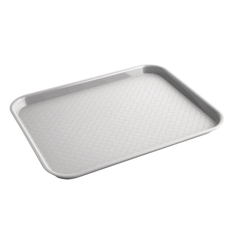 Olympia Kristallon Polypropylene Fast Food Tray Grey Small 345mm