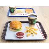 Olympia Kristallon Small Polypropylene Fast Food Tray Brown 345mm