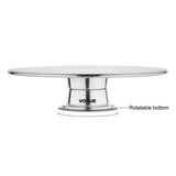Vogue Stainless Steel Rotating Cake Stand 30cm