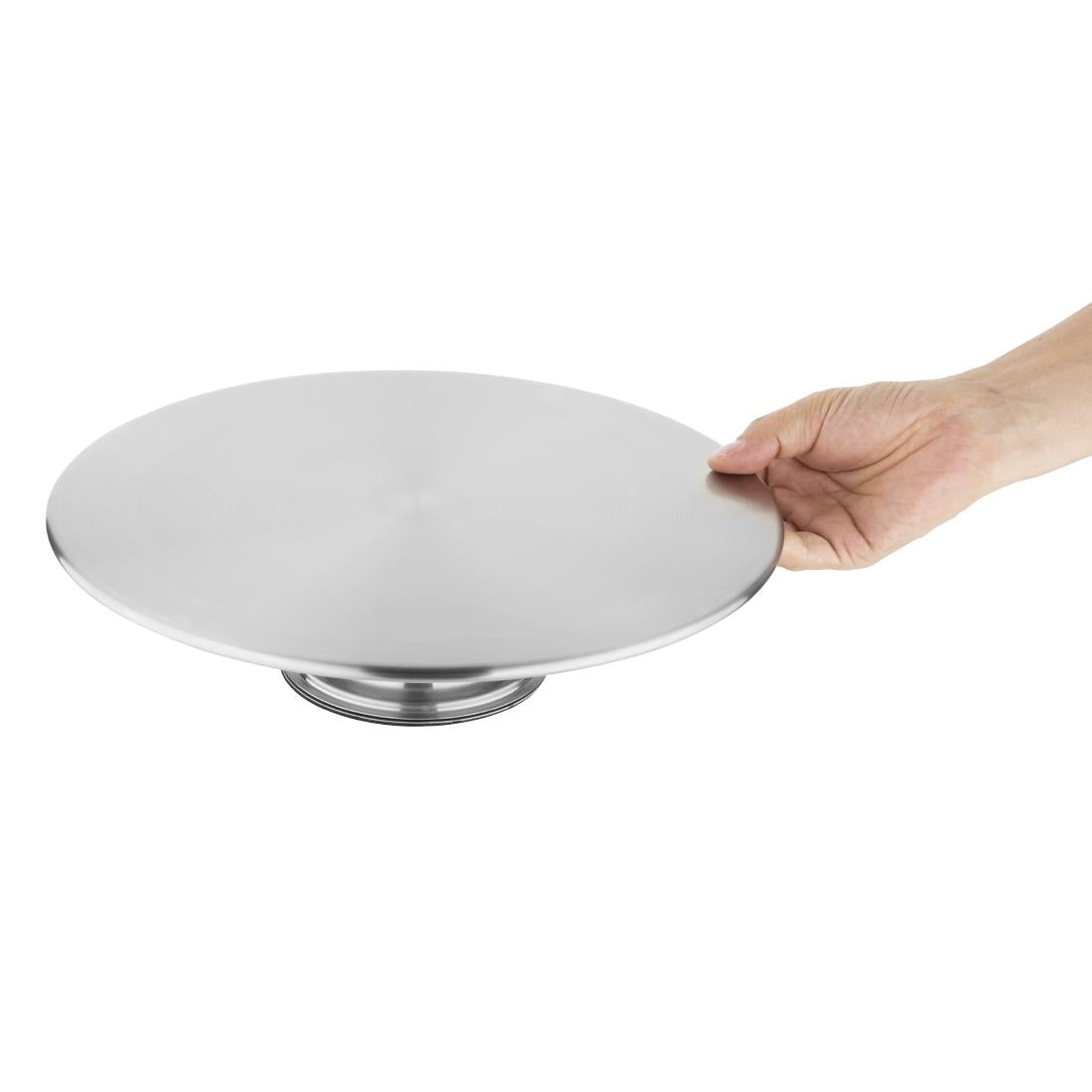 Vogue Stainless Steel Rotating Cake Stand 30cm