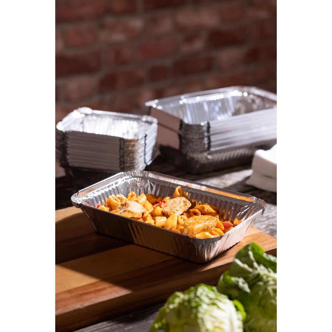 Fiesta Recyclable Foil Containers 725ml (500 Pack)