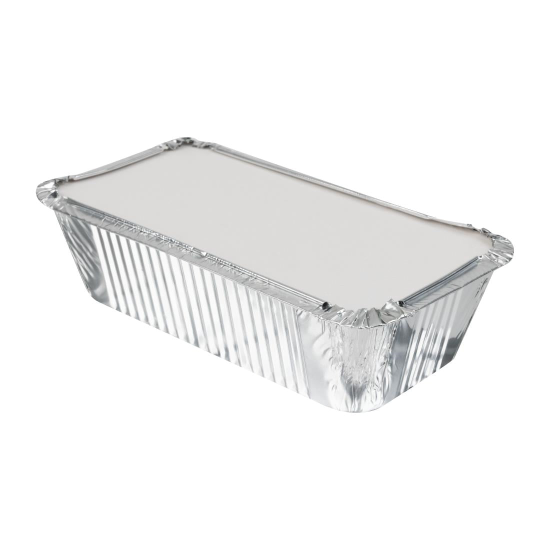 Nisbets Essentials Foil Containers and Lids 660ml (50 Pack)