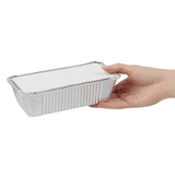 Nisbets Essentials Foil Containers and Lids 660ml (50 Pack)