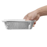 Nisbets Essentials Foil Containers and Lids 660ml (50 Pack)