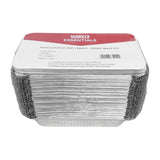 Nisbets Essentials Foil Containers and Lids 660ml (50 Pack)