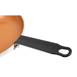 Vogue Aluminium Non-Stick Ceramic Coated Frying Pan 24cm