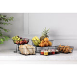 Olympia Non-Slip Riser Round Multi Black Wire 230x260x150mm
