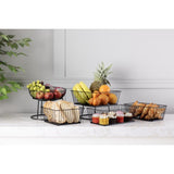 Olympia Non-Slip Multi-Round Riser Black Wire 230x260x100mm