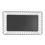 Olympia Wire Food Display Tray Rectangular Black 330x190x100mm