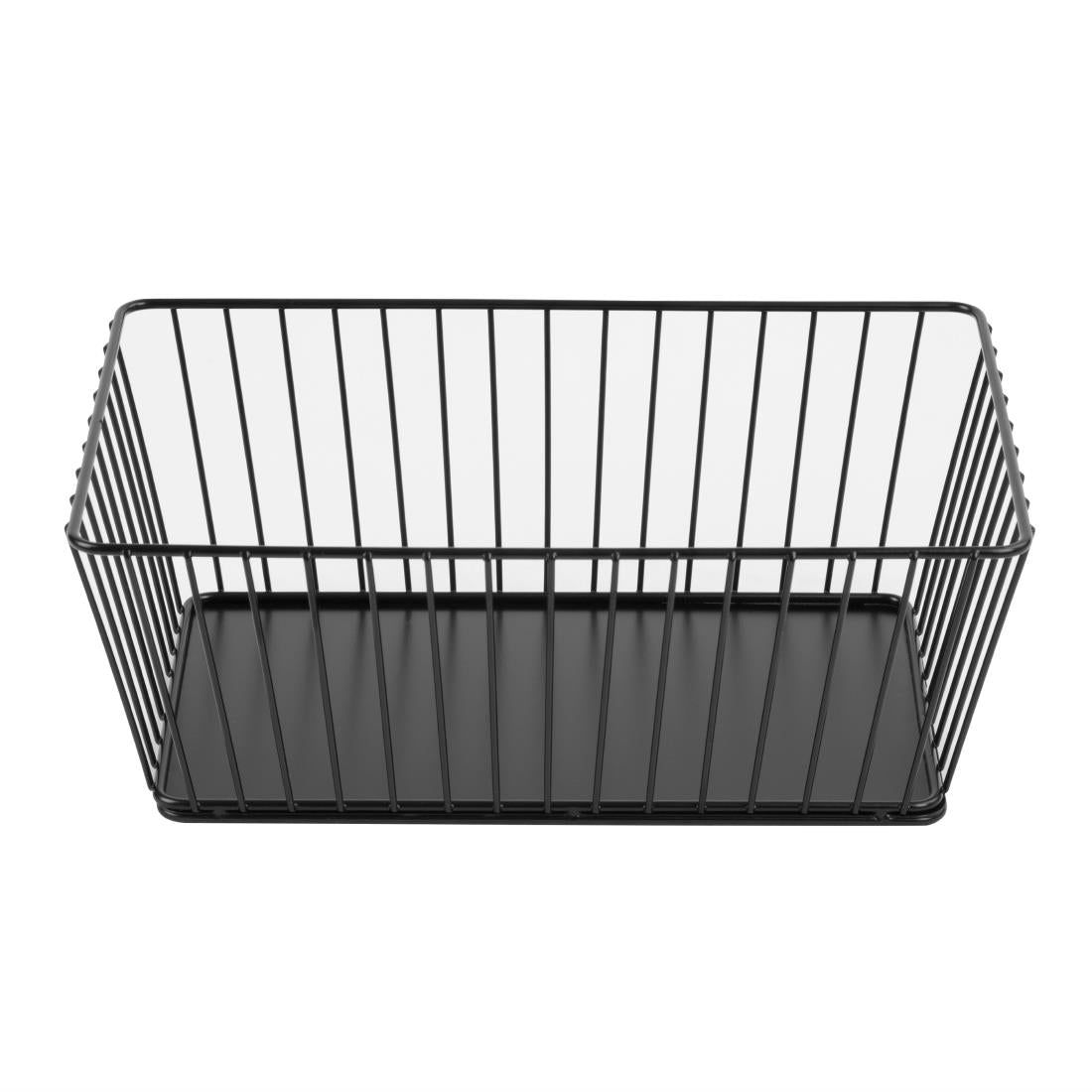 Olympia Wire Food Display Tray Rectangular Black 280x180x100mm