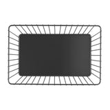 Olympia Wire Food Display Tray Rectangular Black 280x180x100mm