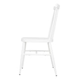 Bolero Windsor Aluminium White Chairs White (4 Pack)