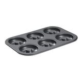 De Buyer Non-Stick 6 Hole 8cm Mini-Savarins Mould