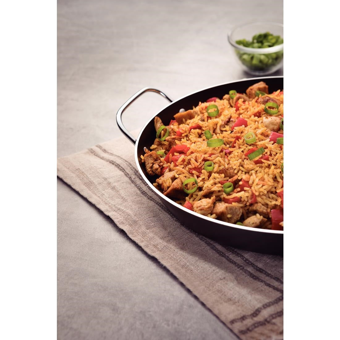 Tramontina Loreto Aluminium Non-Stick Paella Pan 13cm