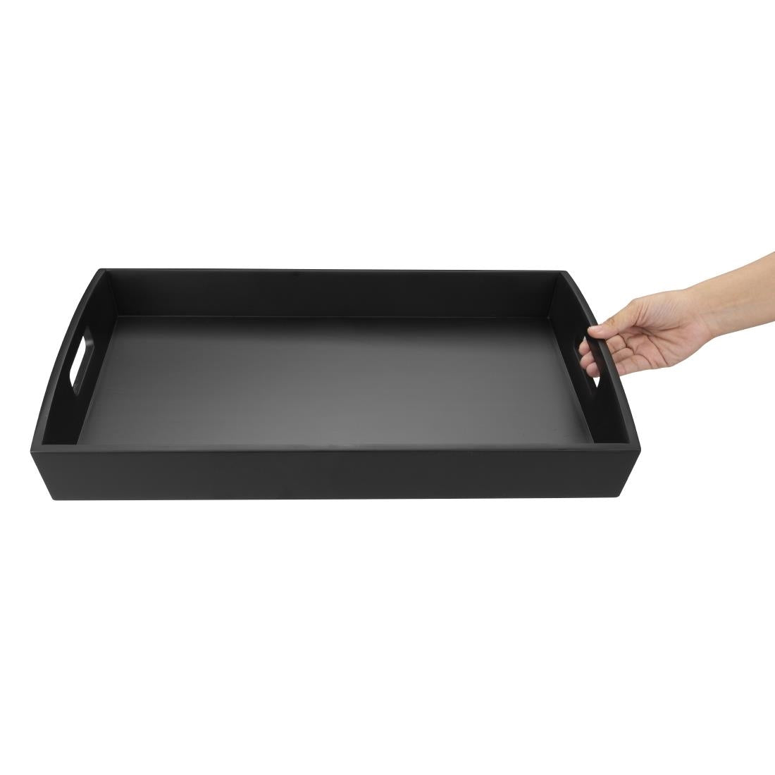 Olympia Bamboo Black Large Serving Tray 510x350mm