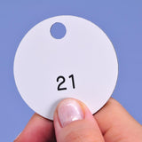 Chrome Plated Steel Hangers with Tags (50 pack)