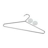 Chrome Plated Steel Hangers with Tags (50 pack)