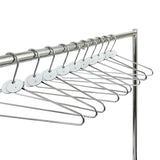 Chrome Plated Steel Hangers with Tags (50 pack)
