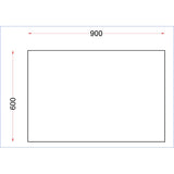 Vogue Stainless Steel Centre Table 900mm