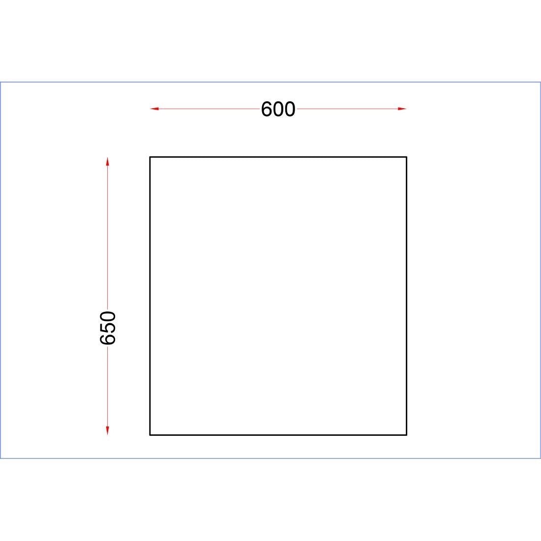 Vogue Stainless Steel Centre Table 600mm