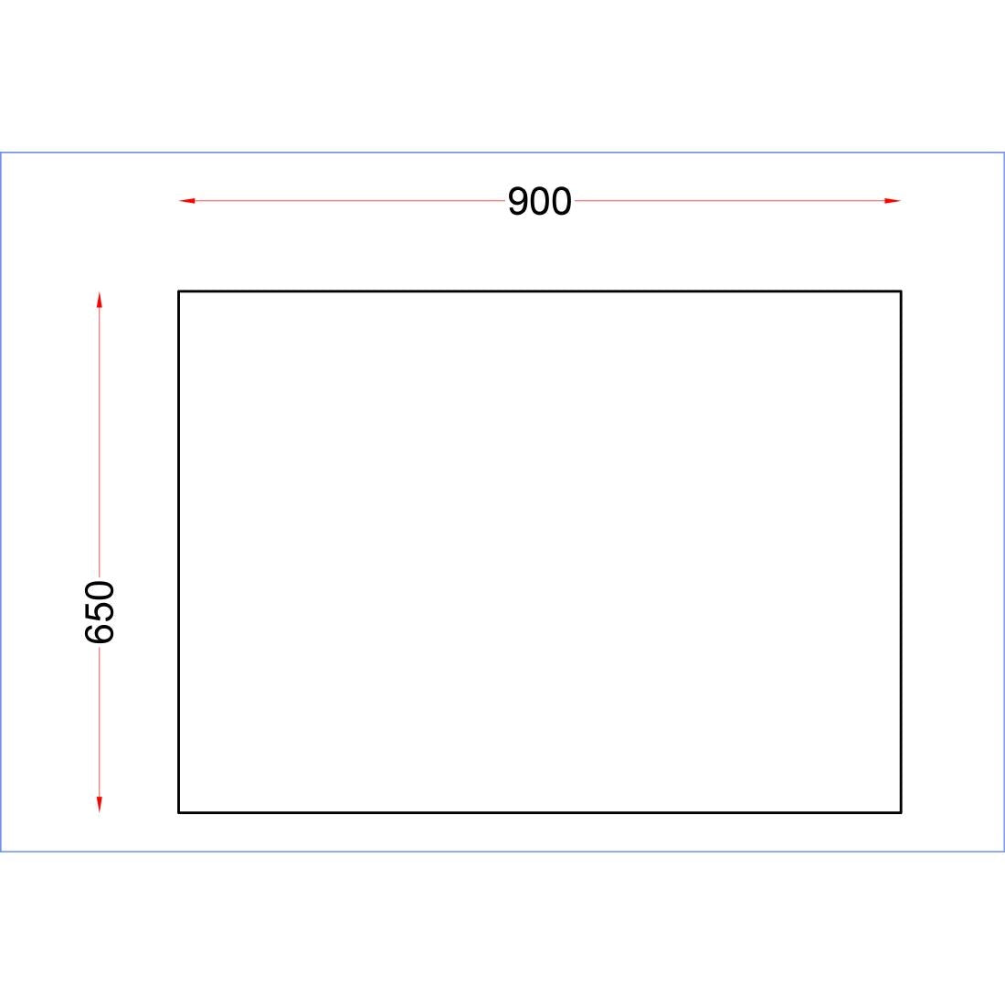 Vogue Stainless Steel Centre Table 900mm