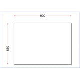 Vogue Stainless Steel Centre Table 900mm