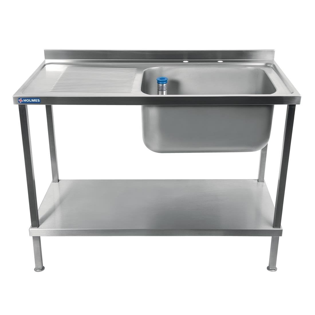 Vogue Fully Assembled Stainless Steel Sink Left Hand Drainer 1000mm
