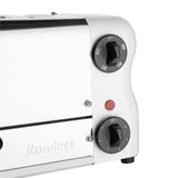 Rowlett Esprit 4 Slot Toaster White w/2x Additional Elements & Sandwich Cage