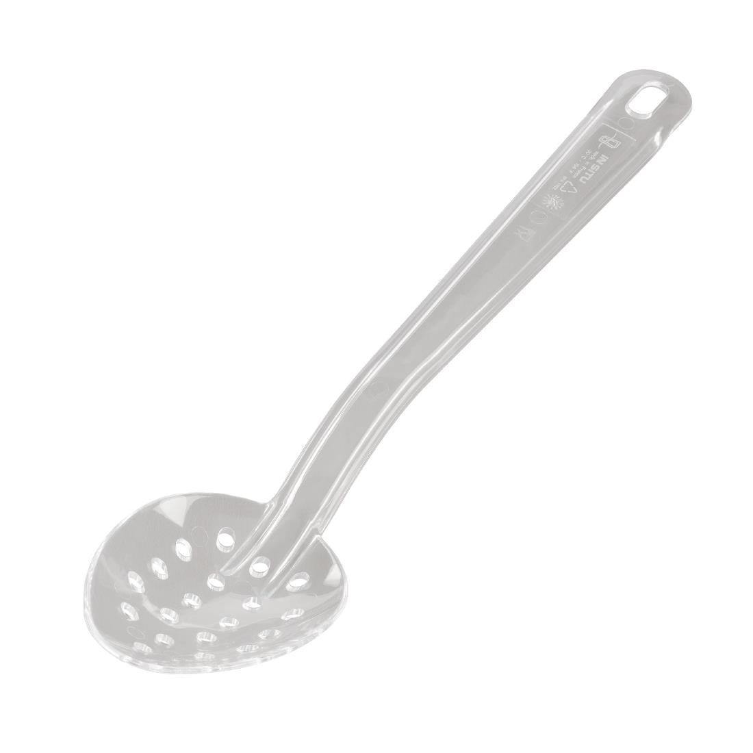 Matfer Bourgeat Exoglass Perforated Serving Spoon Clear 13"