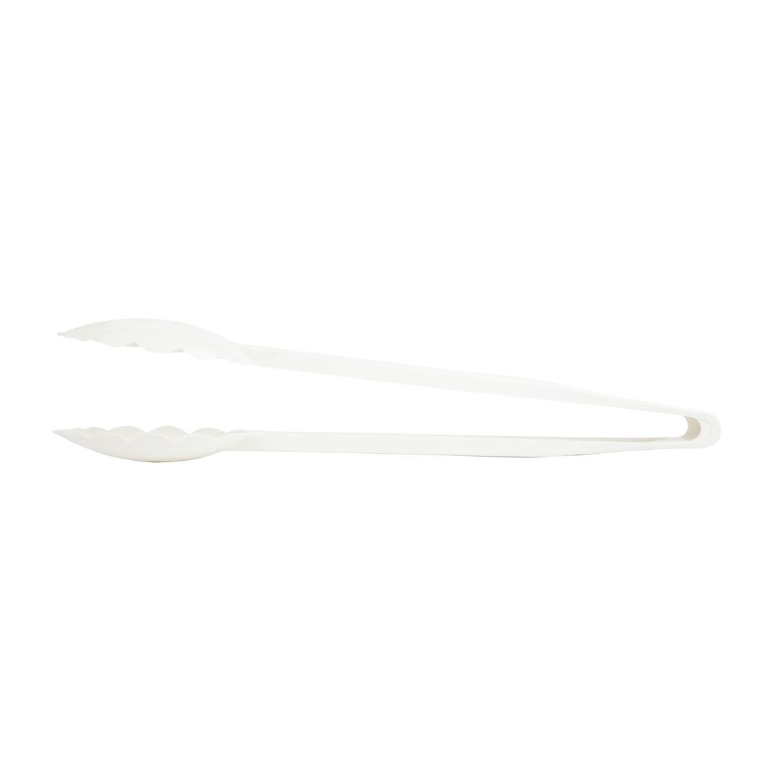 Matfer Bourgeat Exoglass Tongs White 12"