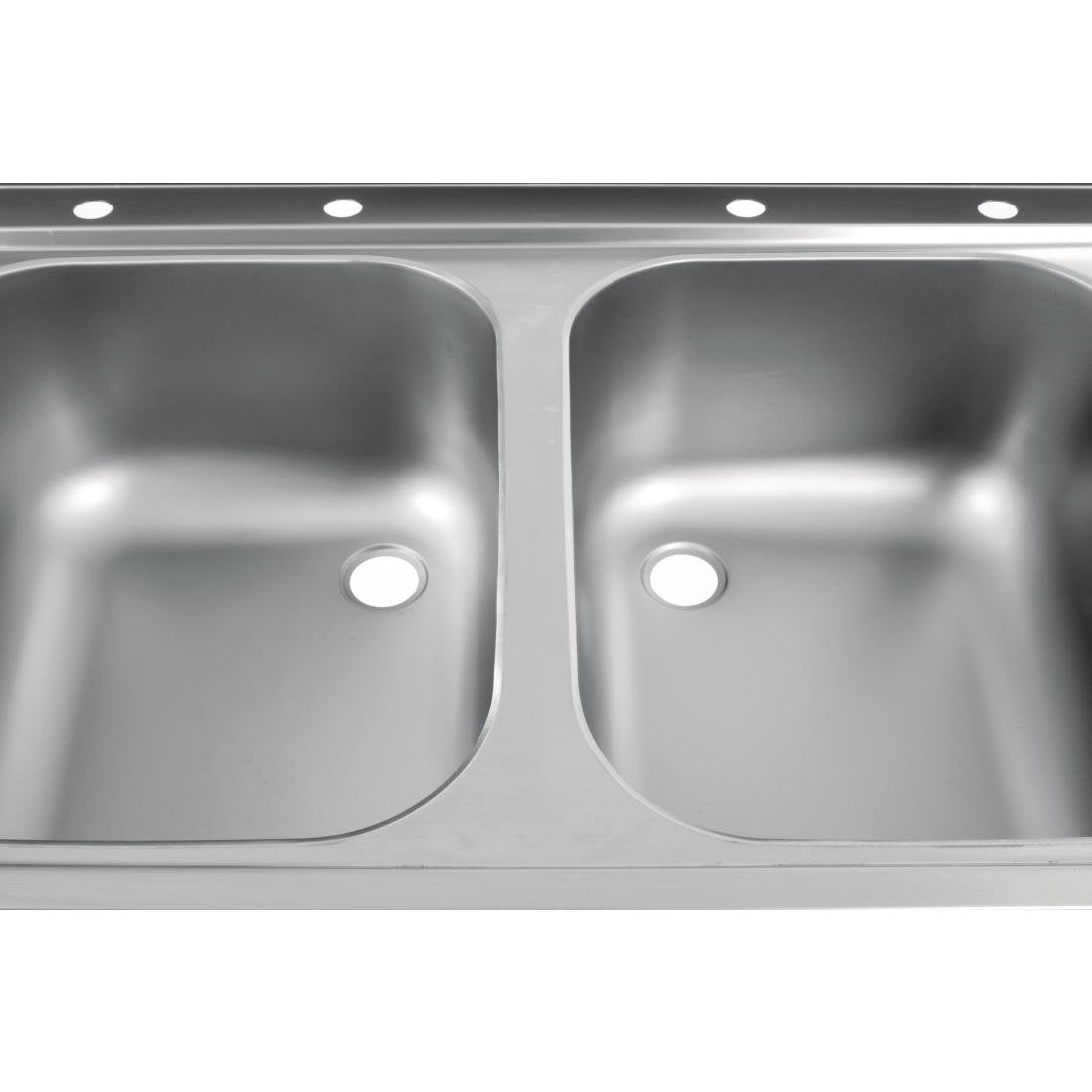 Vogue Fully Assembled Stainless Steel Sink Left Hand Drainer 1500mm