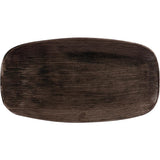 Churchill Stonecast Patina Rectangular Plates 355mm (6 Pack)