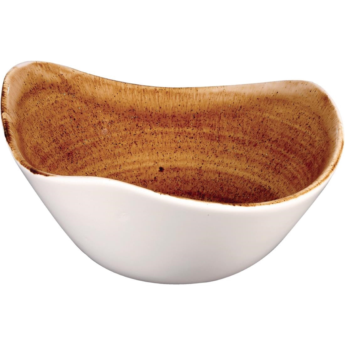 Churchill Stonecast Patina Triangular Bowls Vintage Copper 153mm (12 Pack)